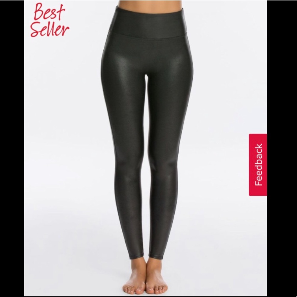 SPANX Faux Leather Leggings